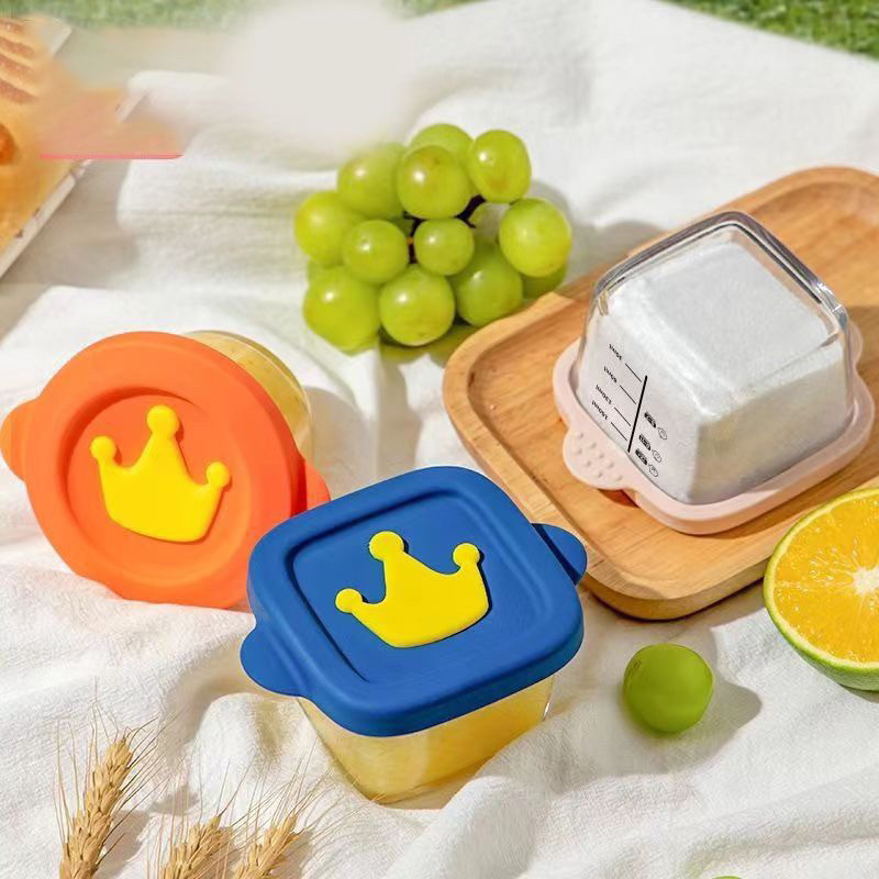 Storage Food Kaca Mpasi bayi / Food Container mpasi / Wadah Kaca Mpasi bayi