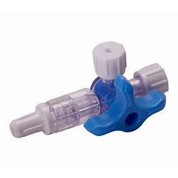 hospitech 3-way stopcock blue