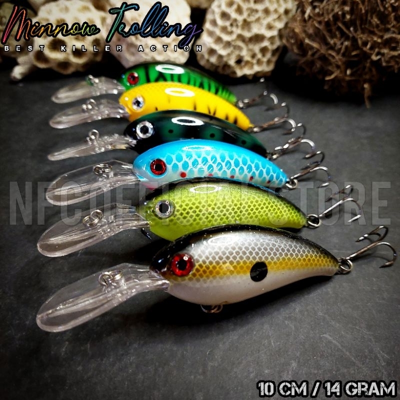 Lure Minnow Lidah Panjang 10 cm 14 gram Umpan Trolling BEST KILLER ACTION