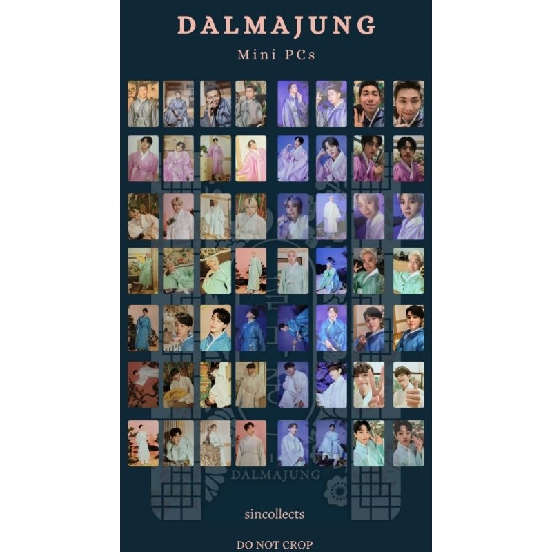 Mini Photocard Dalmajung BTS Official 2021