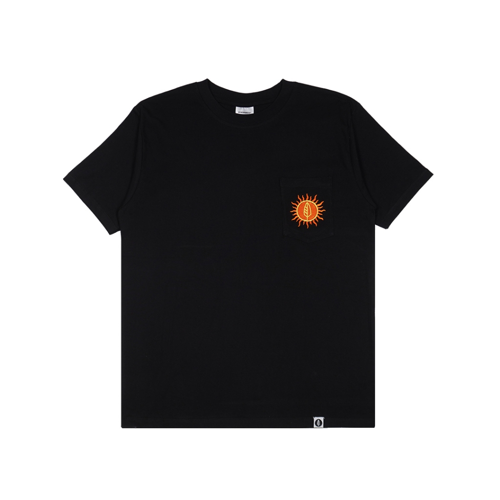 MORWICK - Kaos Short Sleeve Lengan Pendek Pria - Sun - Hitam