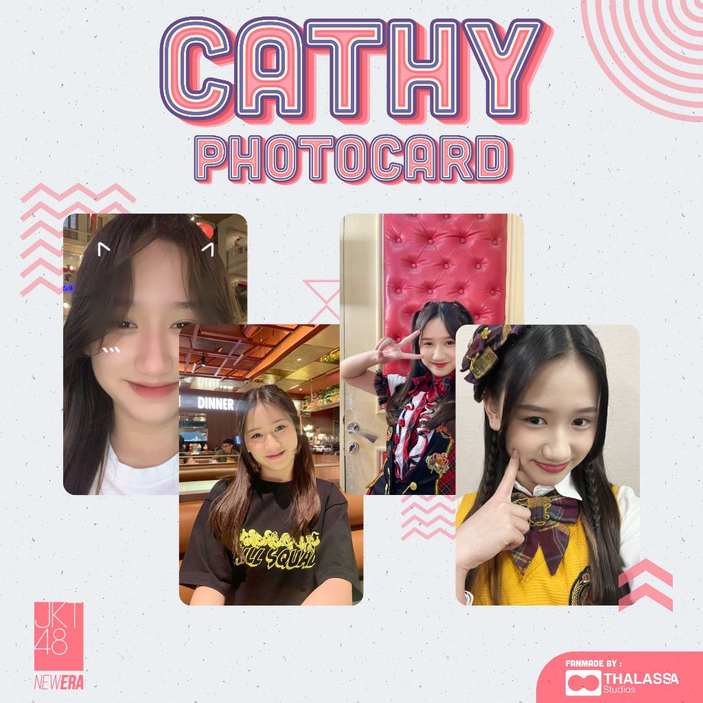 Photocard Cathy Cathleen Nixie JKT48 PC Photopack Selca Unofficial Fanmade - SATUAN