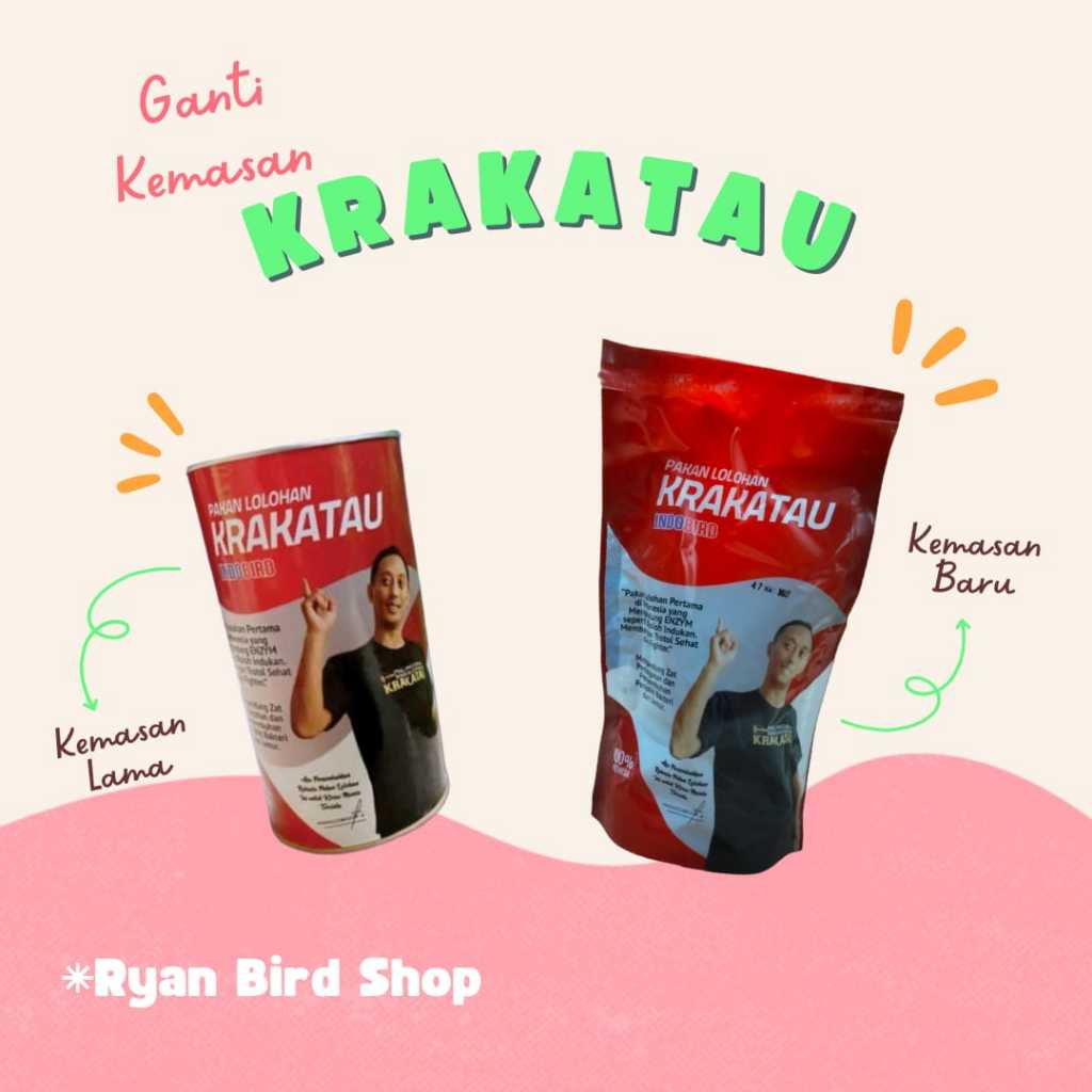 KRAKATAU PAKAN LOLOHAN MURAI BATU TROTOL BUBUR KRAKATAU ++ENZYM KUALITAS NYATA