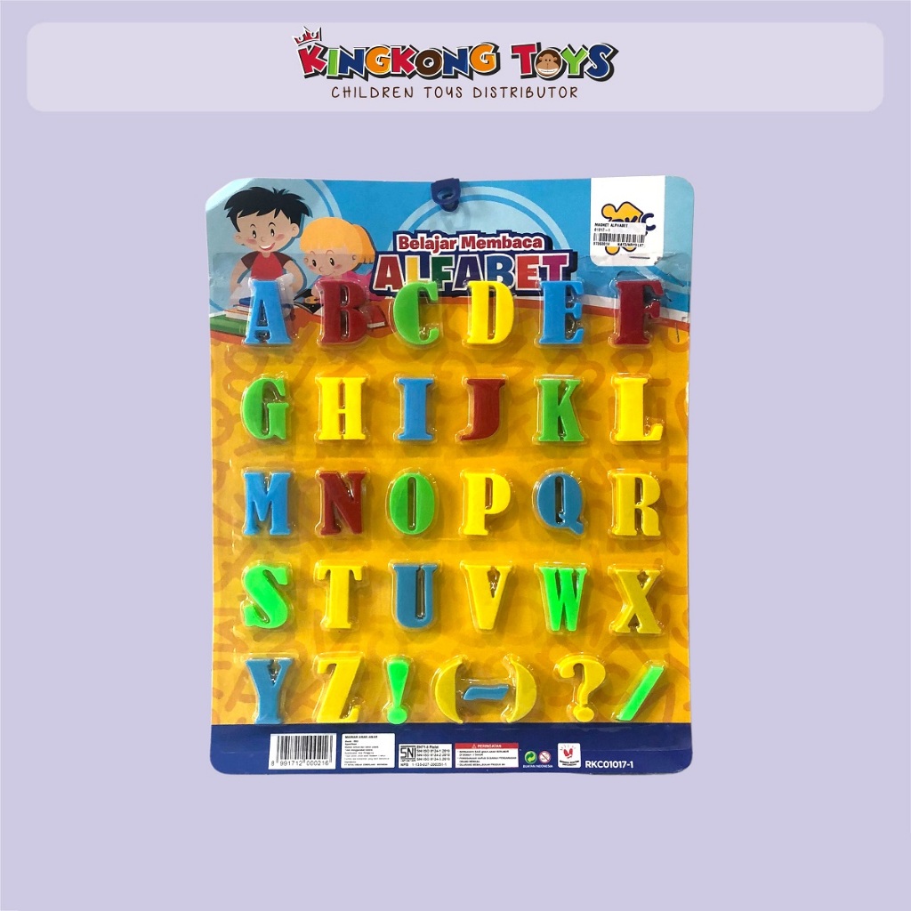 Mainan Huruf Magnet Edukasi / Magnet Alphabet / Mainan Belajar Huruf Anak / Mainan Edukasi / 0706001