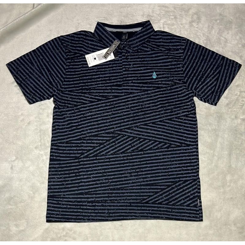 kaos kerah pria lengan pendek surfing premium volcom