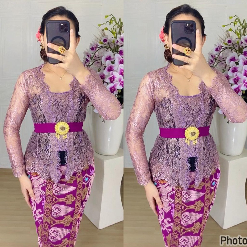 KEBAYA BROKAT METALIC PAYET|KEBAYA BROKAT METALIC|KEBAYA PAYET|KEBAYA BALI