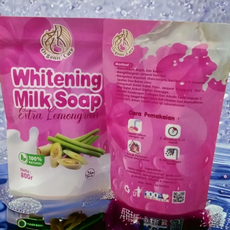 SABUN PEMUTIH/WHITENING MILK SOAP VIRAL AMPUH MEMUTIHKAN