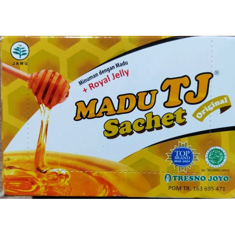 

madu Tj sachet isi 12 pcs x 20 gr