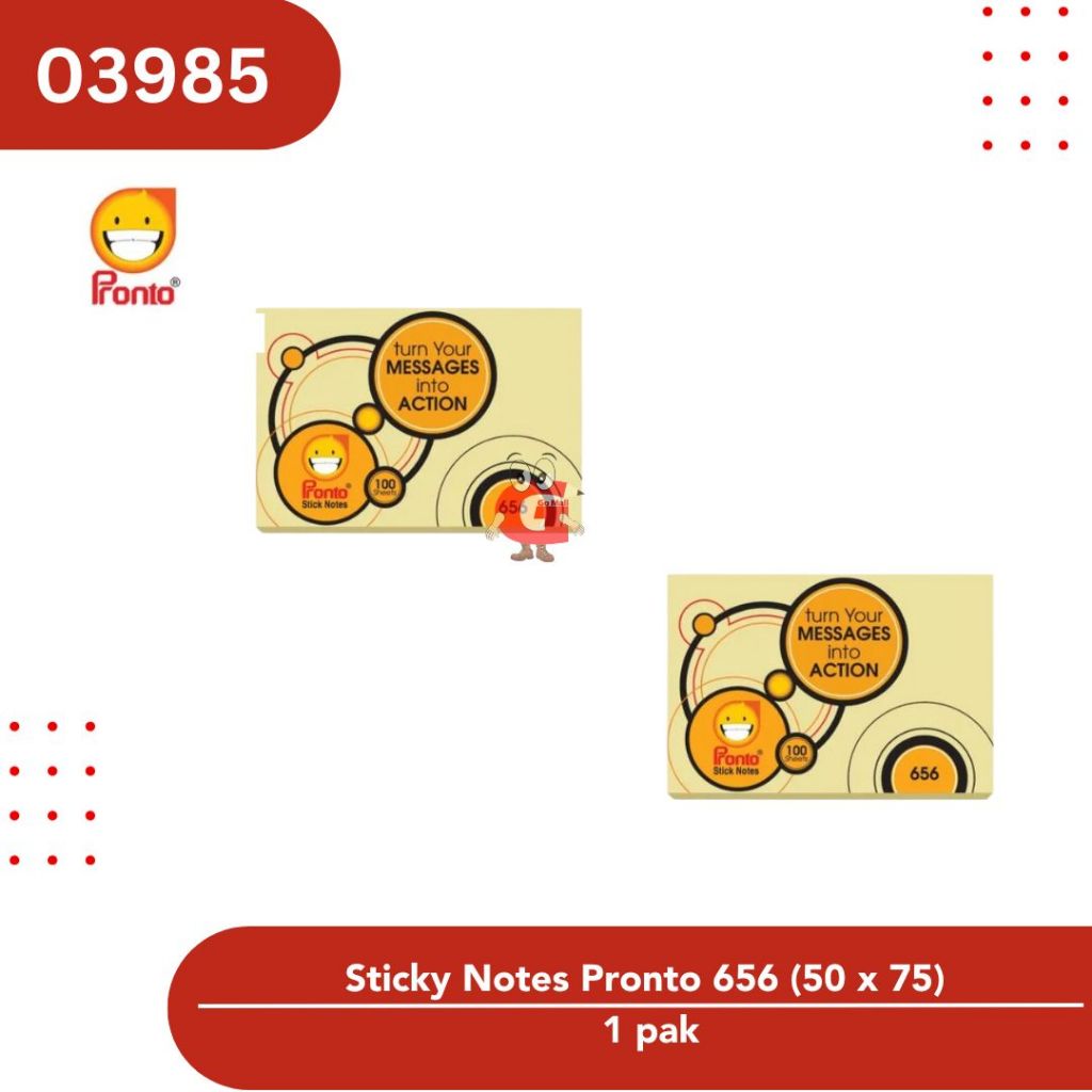 

Sticky notes pronto 50 x 75 mm