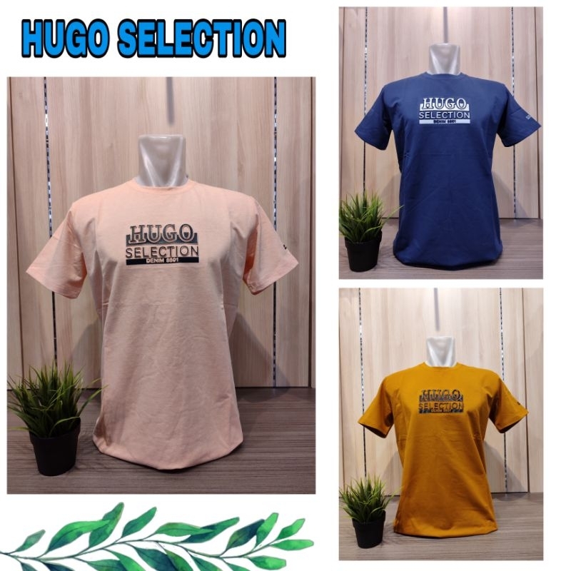 Tshirt Hugo Original/kaos pria-wanita/kaos hugo/atasan pria-wanita/oblong hugo