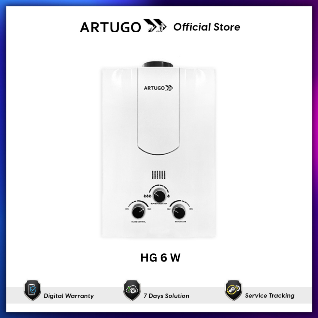 ARTUGO Gas Water Heater HG 6 W