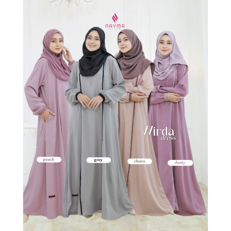 GAMIS WIRDA BY NAYMA HIJAB BAHAN SHAKILA SENORITA (Hanya Gamis)