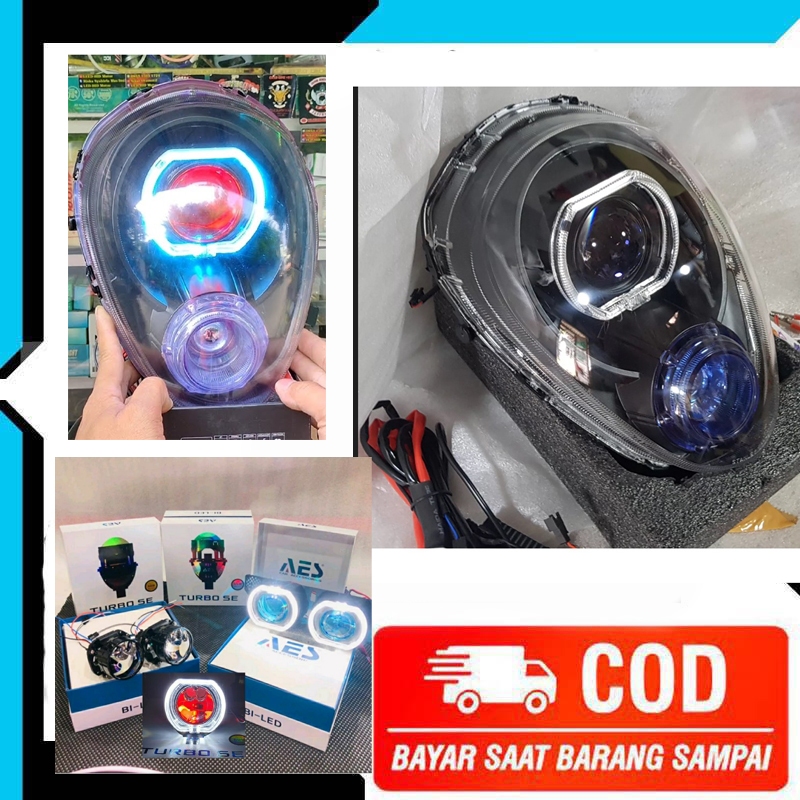 Lampu Depan Biled Scoopy Karbu Pnp Saklar Fulsett