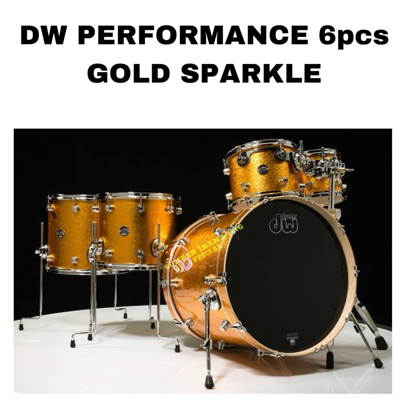 DW PERFORMANCE 6pcs SHELL PACK DRUM SET - DRUM DW PERFORMANCE