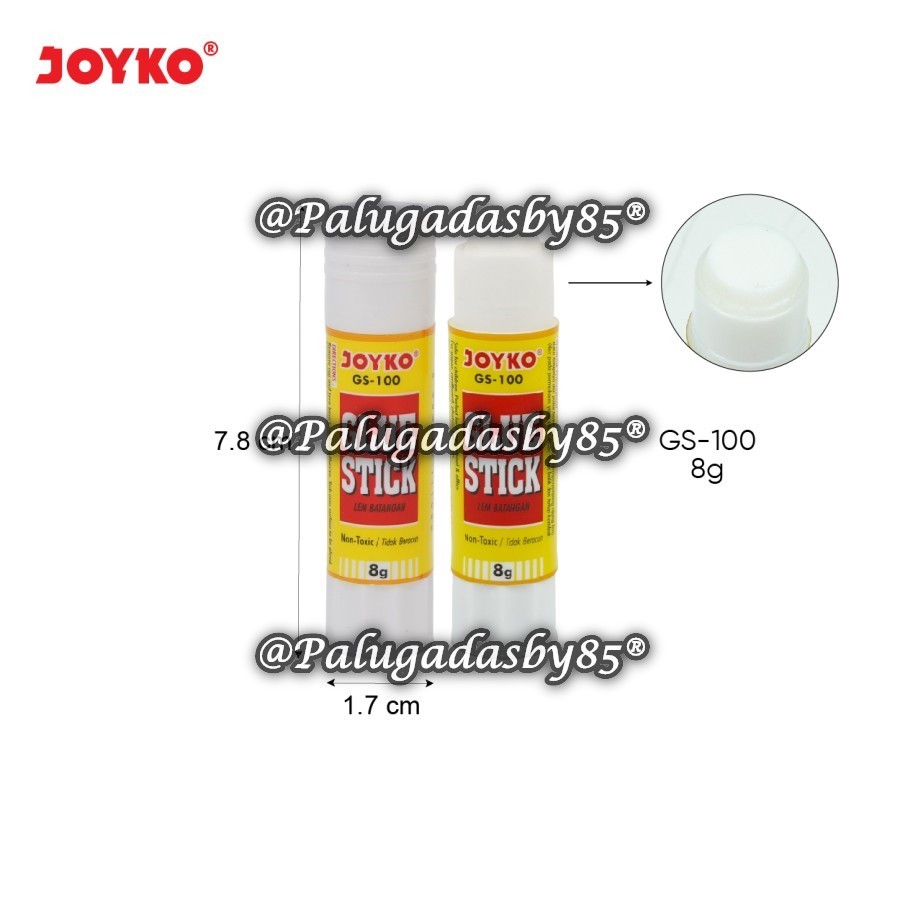 

(1 Biji) GROSIR Glue Stick JOYKO GS-100 8 Gram / Glue Stick Lem Kertas Batang Joyko GS-100 / Lem Stik Joyko GS-100 / Joyko GS 100 / Joyko GS100