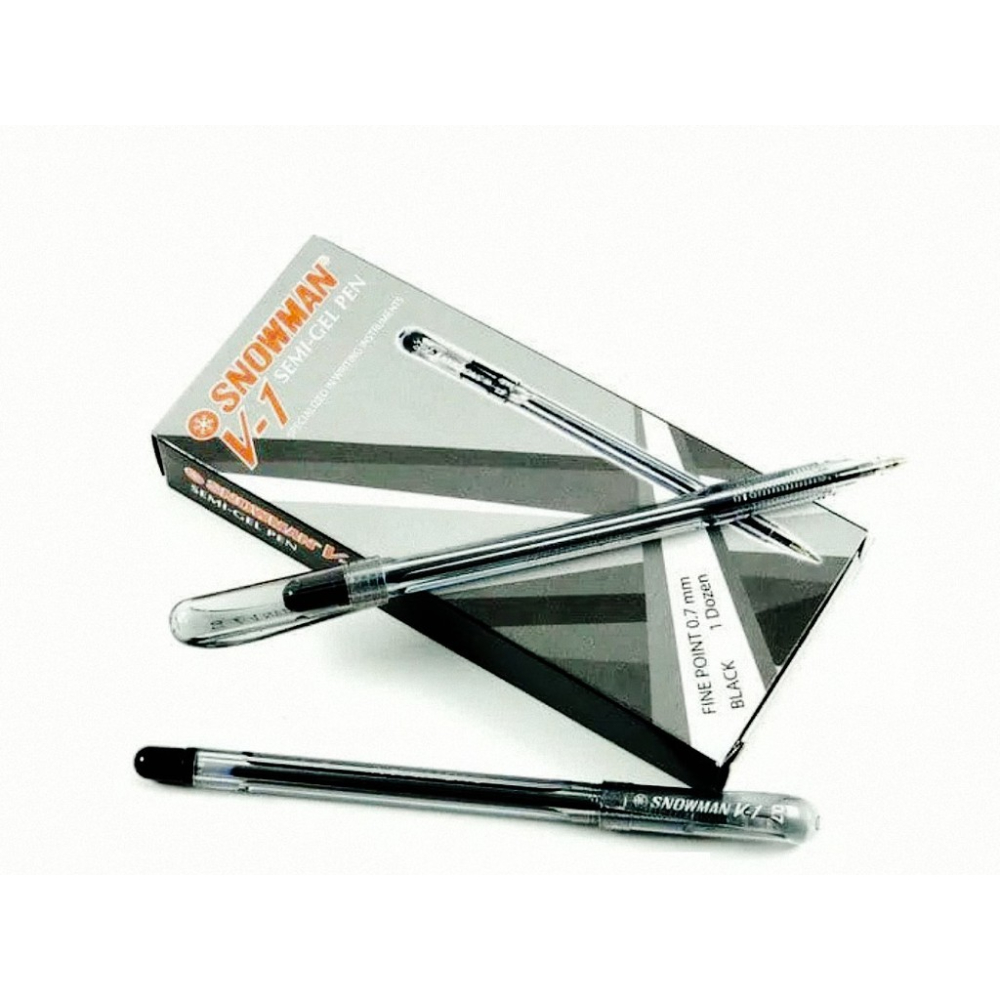 

Pulpen Snowman V1 0.7 Sekolah Kantor / Pena Bolpen Bolpoint