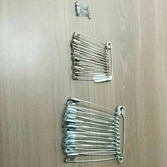peniti kecil, sedang dan besar / peniti campur / cemiti