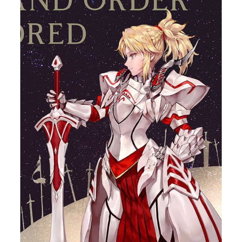 mordred fgo knight kayu cosplay mainan