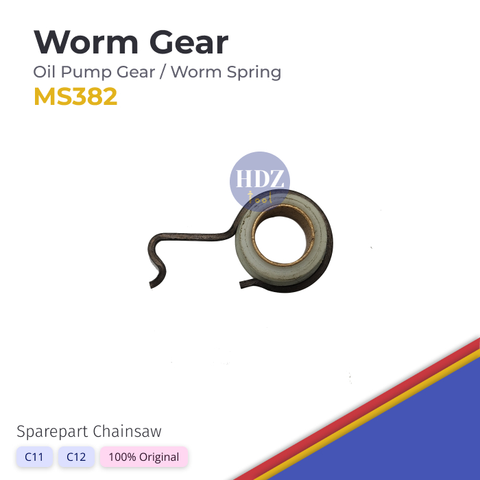 Worm Gear / Oil Pump Gear / Worm Spring Chainsaw MS382