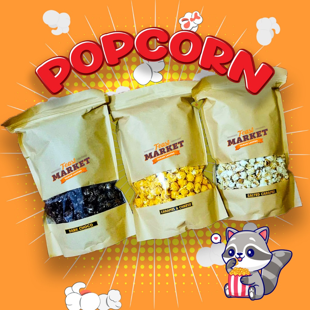 

Popcorn ala Garrett dengan 3 Pilihan Rasa