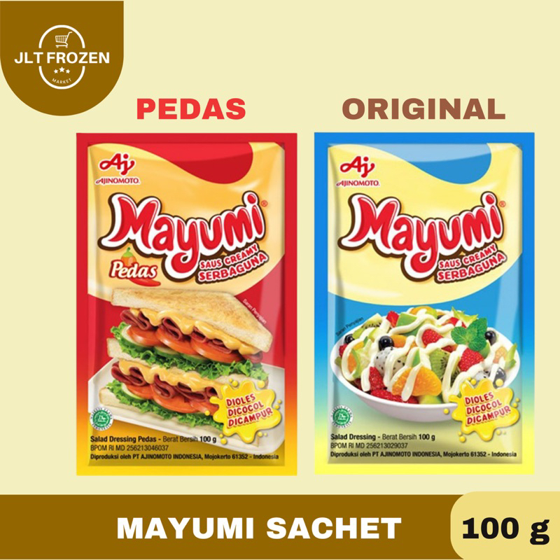 

Mayumi Mayonaise Sachet / Mayumi Mayones Pedas / Saus Mayo Pedas - 100g