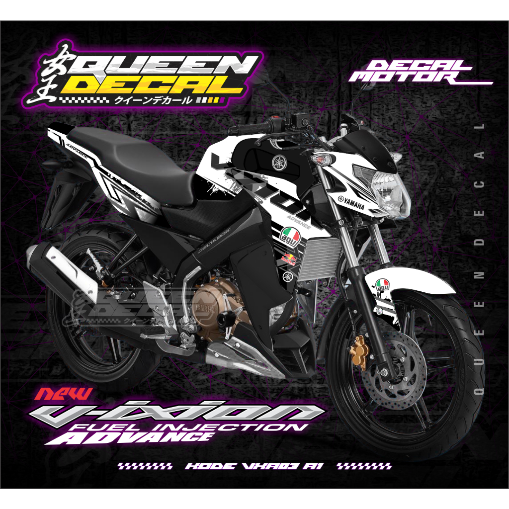 Decal Striping Vixion New Advance 2017 / Stiker Fullbody Motor Vixion / Decal New Vixion VXA03