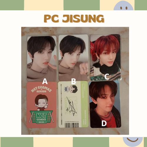 PHOTOCARD JISUNG NCT DREAM TC CCOMAZ PINK CHRISTMAS TC DREAMING