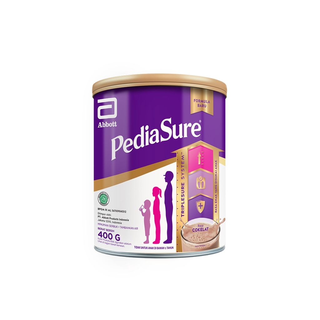 

PediaSure Cokelat 400 g (1-10th) - Nutrisi Pertumbuhan