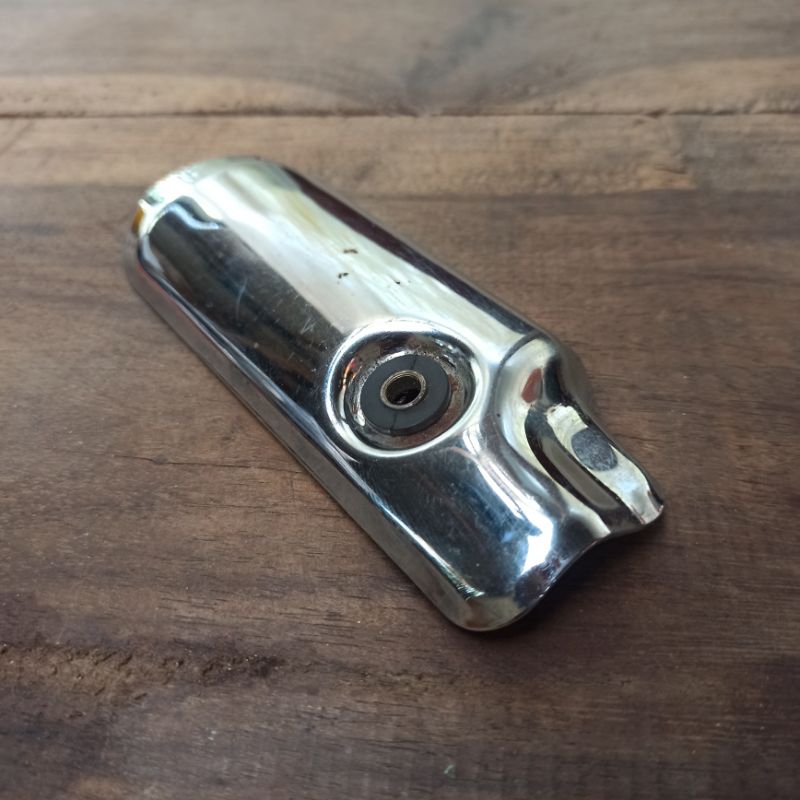 cover tameng knalpot pelindung bagian depan kecil honda megapro mp primus original