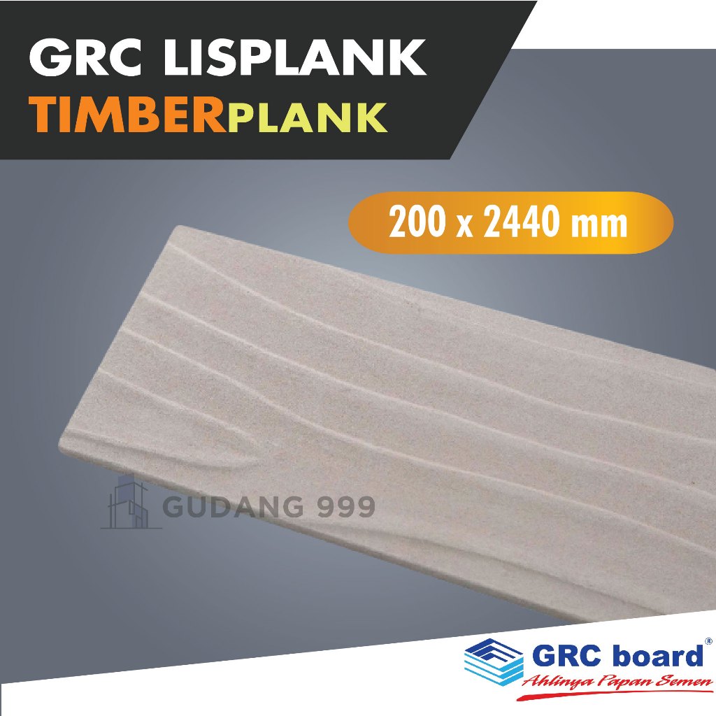 Lisplank Grc 20 CM / TimberPlank Urat Kayu Grc / Lisplang Timber