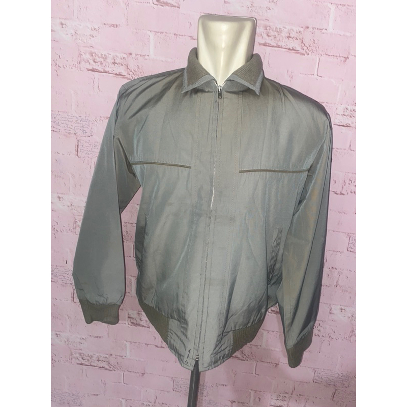 Jaket Harrington hijau tosca