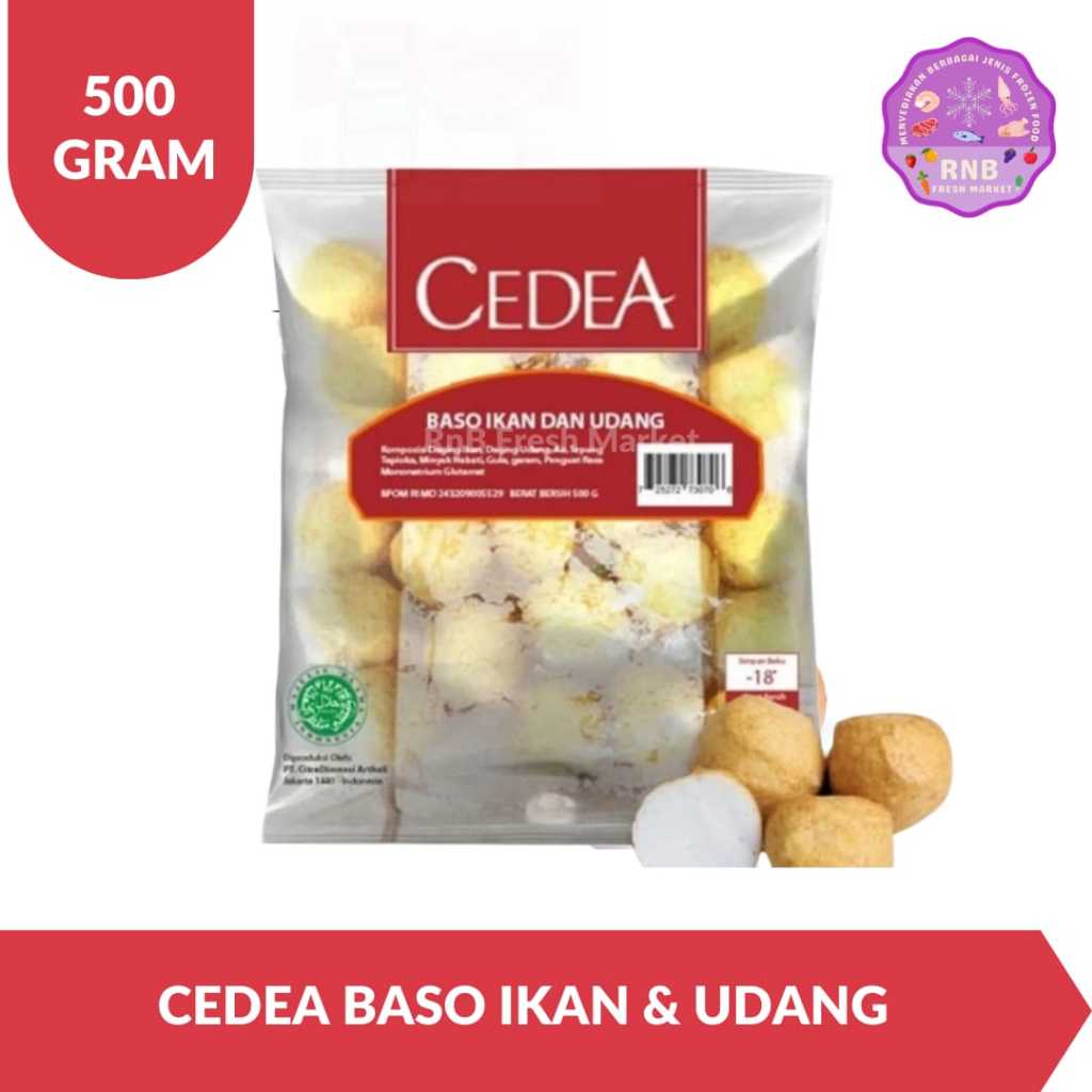 

Cedea Bakso Ikan Dan Udang 500 Gram