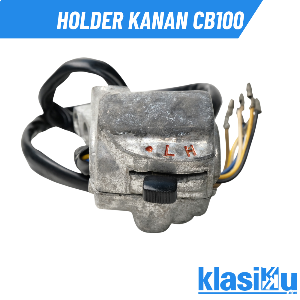 Holder Saklar Kanan Honda Cb100 Cb 100 Kabel Hitam Nos
