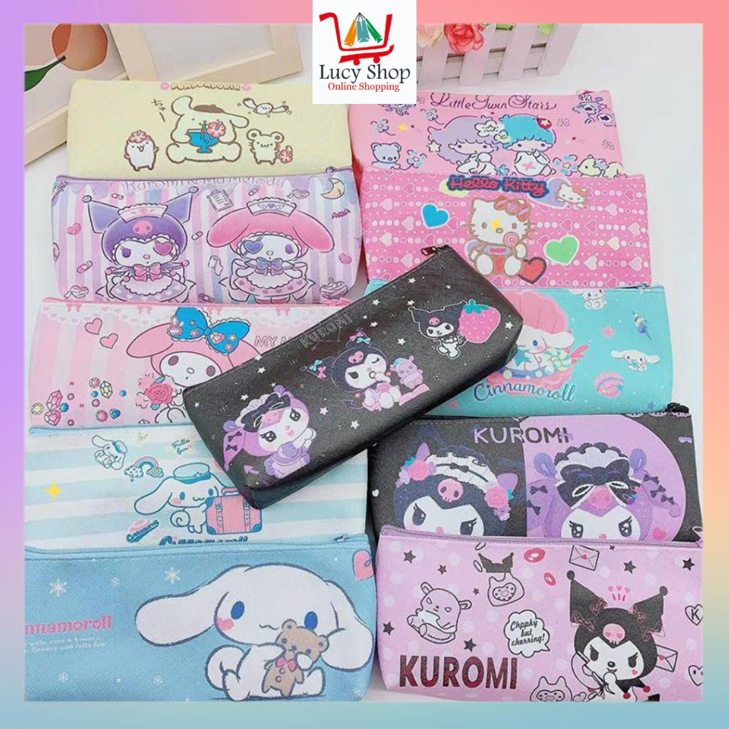 

Tempat Pensil Pouch Karakter Sanrio Lucu Case Serbaguna Medium Murah