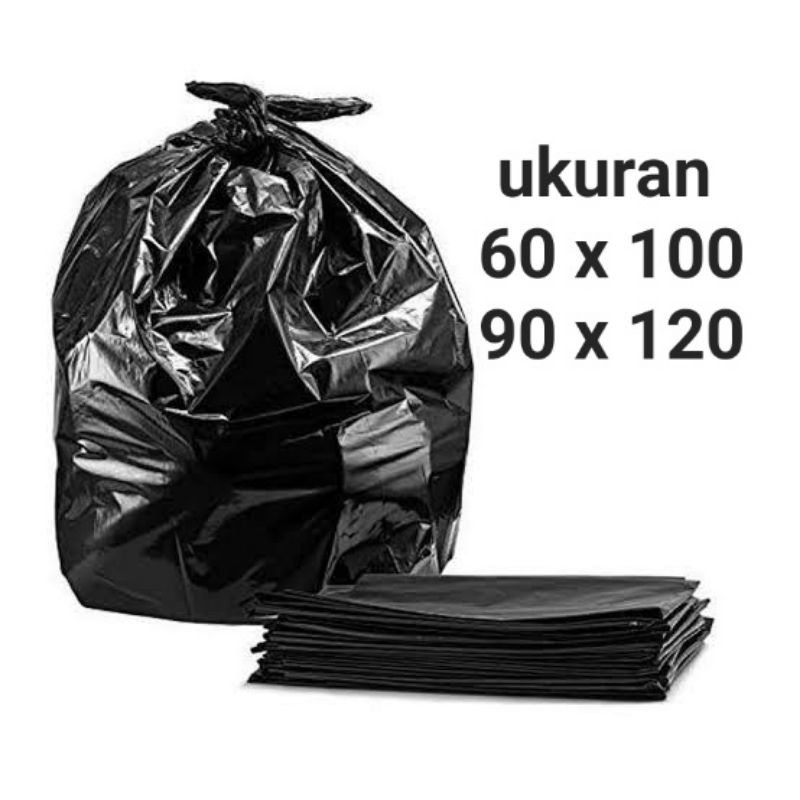 plastik sampah 60x100 / plastik sampah 90x120