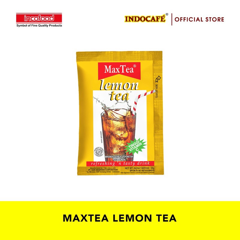 

MAXTEA LEMON TEA / Lemon Tea Max Tea Renceng 10 x 25g MURAH!
