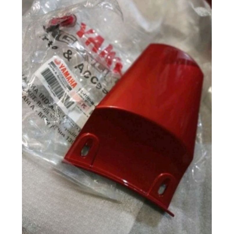 Cover sambungan body belakang mio sporty mio smile original Yamaha warna merah marun