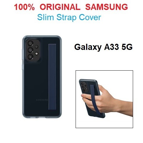 Slim Strap Cover Samsung Galaxy A33 5G Case Casing Original