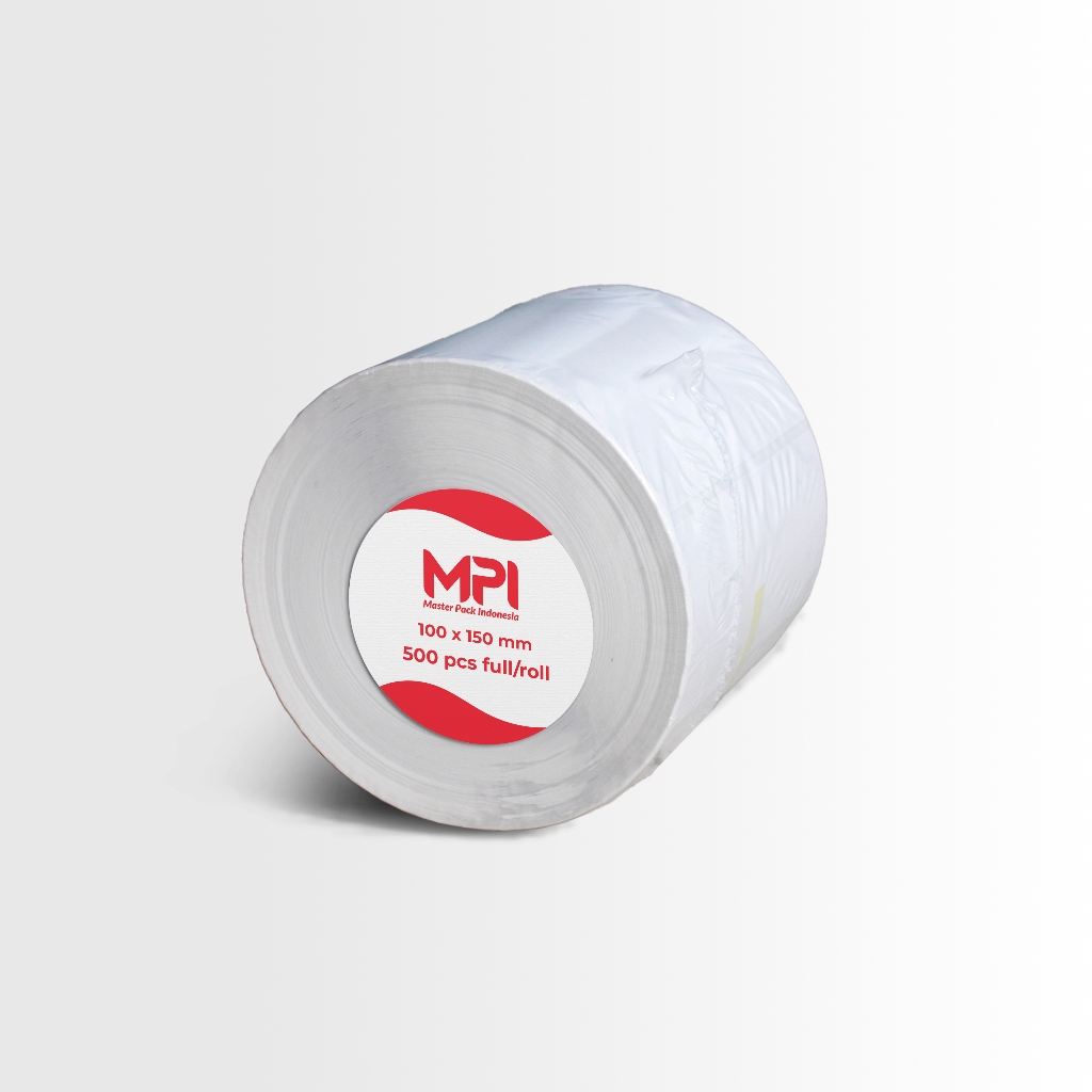 

Label Thermal Sticker 100 x 150 mm A6 isi 500 pcs MPI BERKUALITAS ROLL