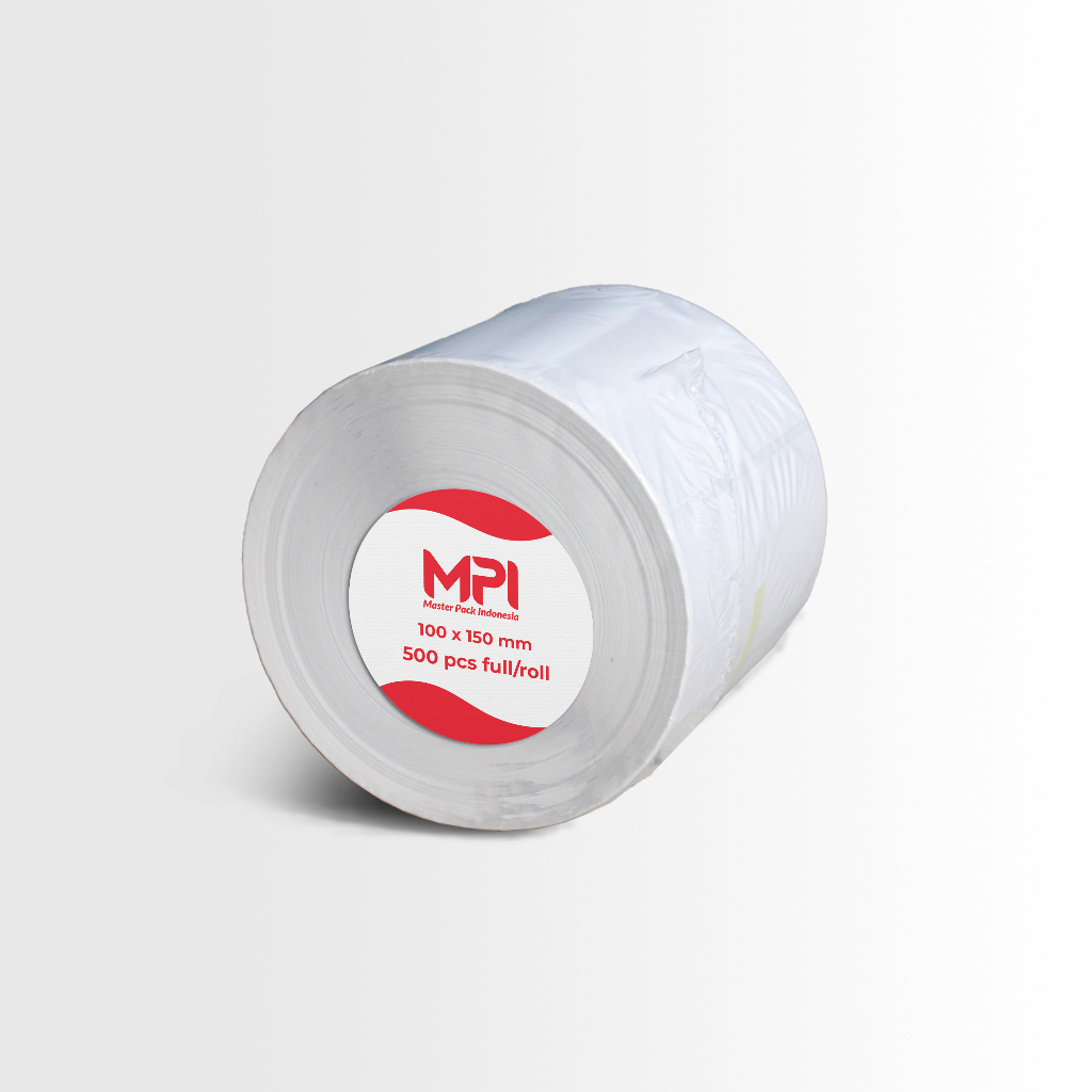 

klm Label Thermal Sticker 100 x 150 mm A6 isi pcs MPI BERKUALITAS ROLL