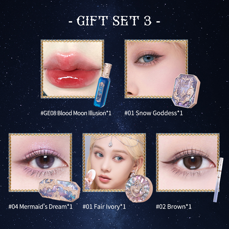 Flower Knows Moonlight Mermaid Series Makeup Gift Set