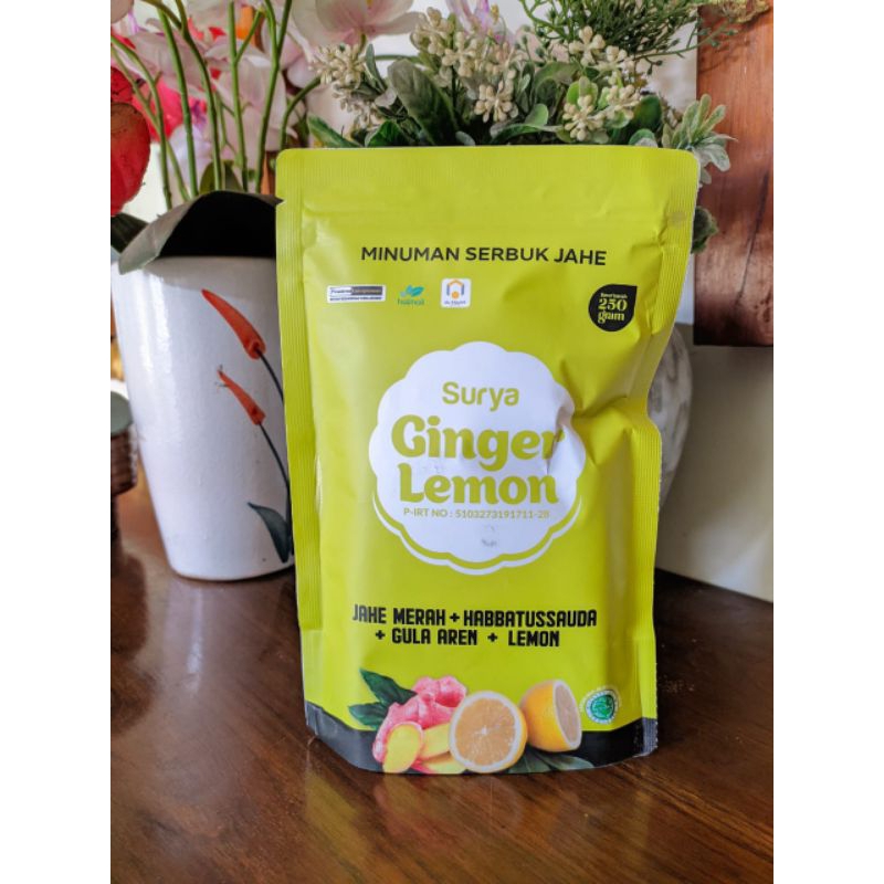 

Ginger lemon serbuk murni herbal 100%
