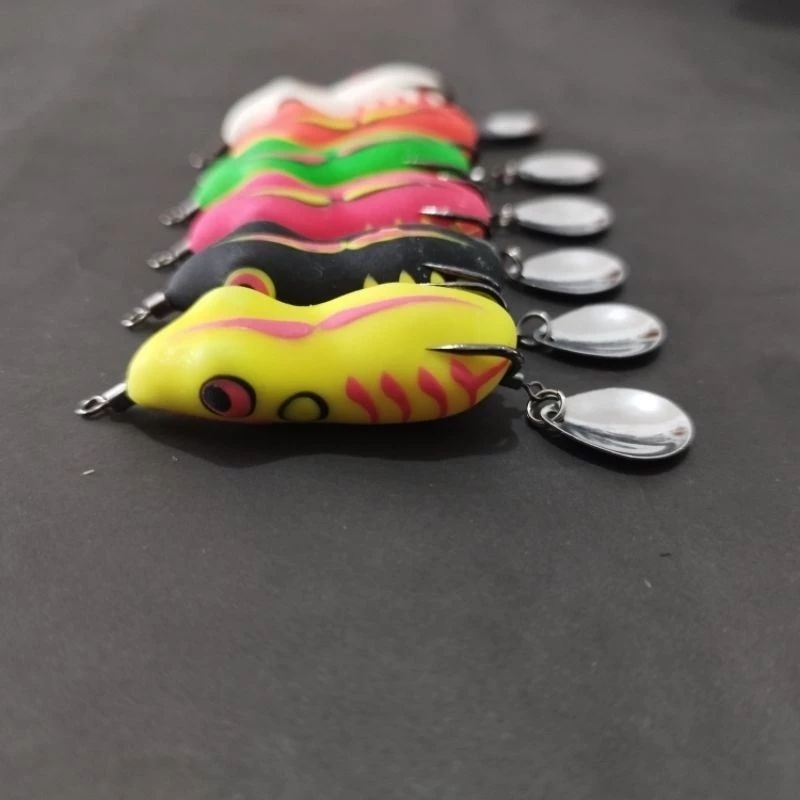 SOFT FROG 4,5CM BIGOS LURE UMPAN CASTING GABUS DAN TOMAN