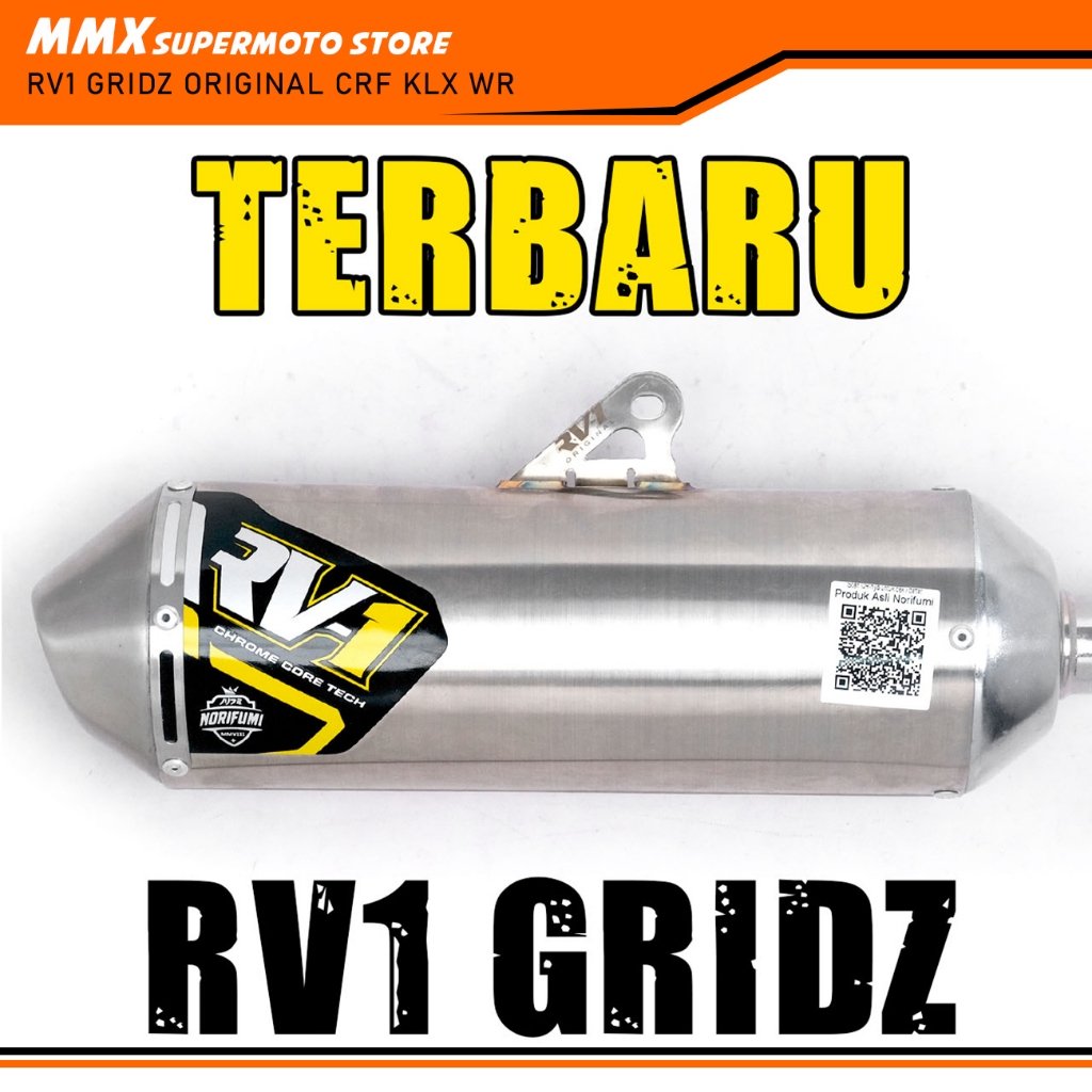 KNALPOT NORIFUMI RV1 T3 N4 GRIDZ ORIGINAL KLX 150 BF DT / CRF 150L / WR 155 RV 1