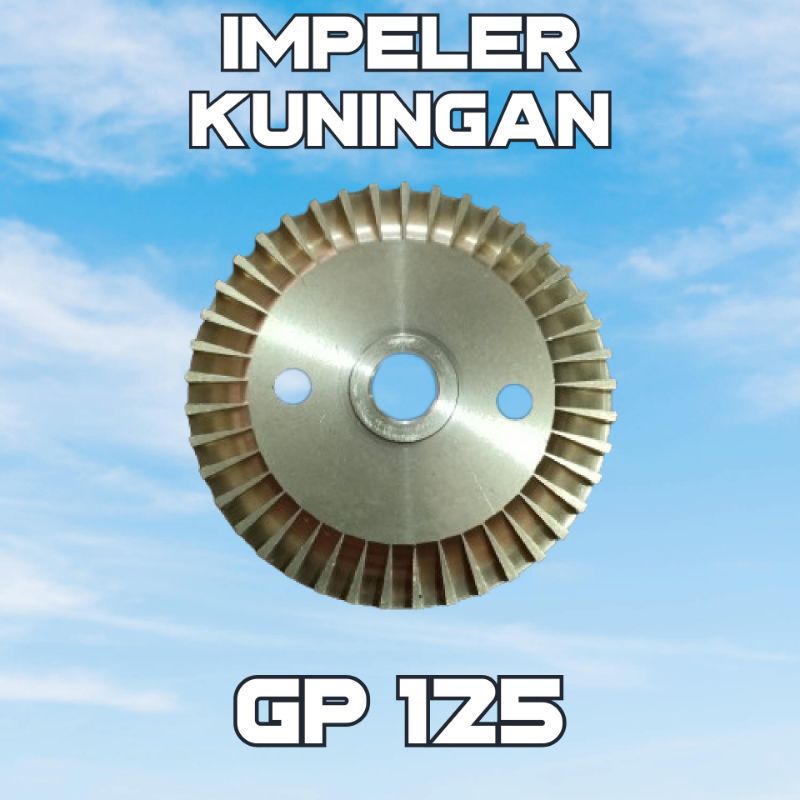 impeler kuningan isco / kipas kuningan pompa air gp125 panasonic national pompa air
