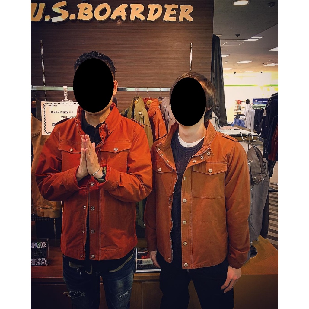 JAKET U.S. BOARDER ORIGINAL MEN HARAJUKU JAPAN PARKA CASUAL VESPA CANVAS MILITARY ARMY HOODIE JACKET