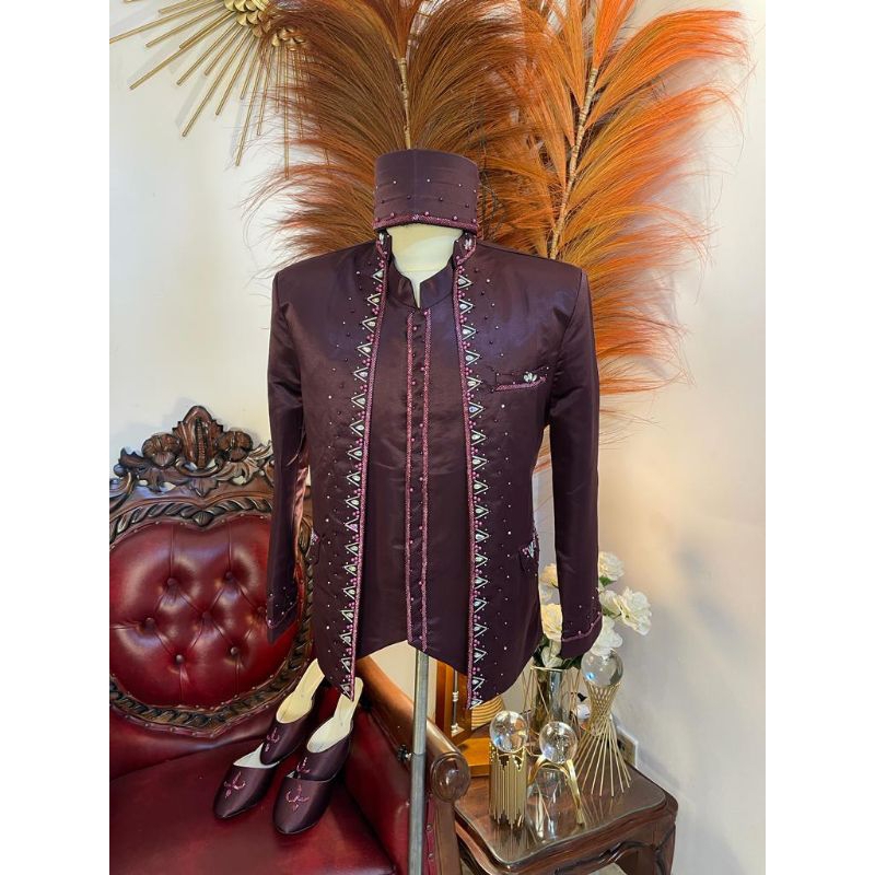 beskap pengantin pria // baju pengantin pria // baju beskap // beskap pengantin putih