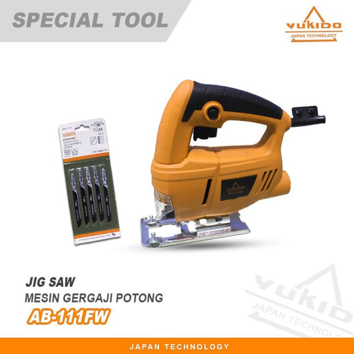 FREE 5PCS MATA Mesin Jigsaw Gergaji Triplek Potong Kayu Listrik Jig Saw Murah Berkualitas