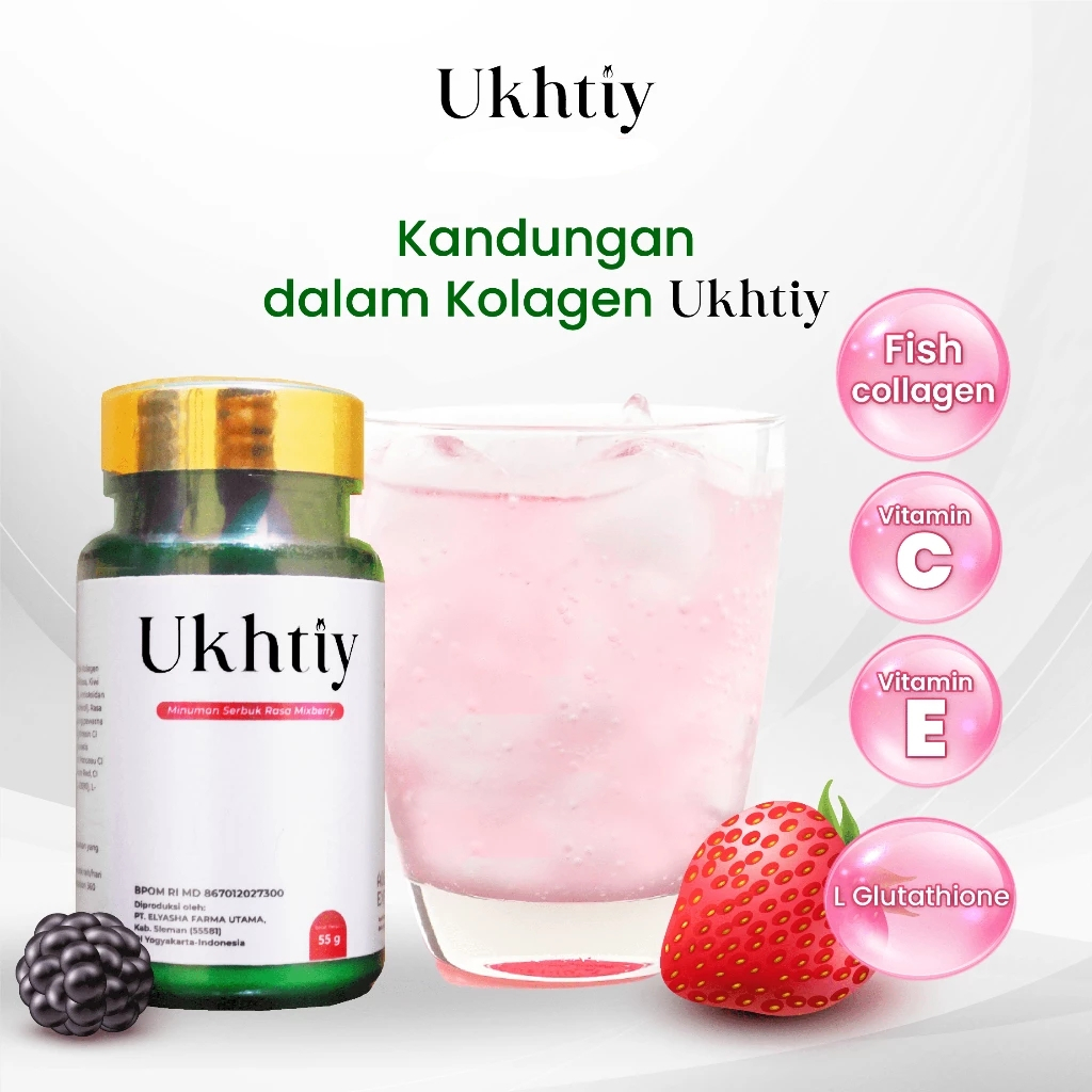 UKHTIY Collagen Beauty Drink Minuman Kolagen Bubuk