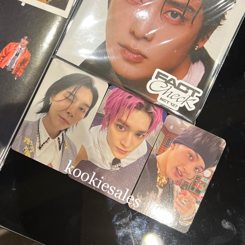 Photocard PC Johnny Taeyong Mark Album NCT 127 Fact Check Version Chandelier Exhibit QR Ver Ready